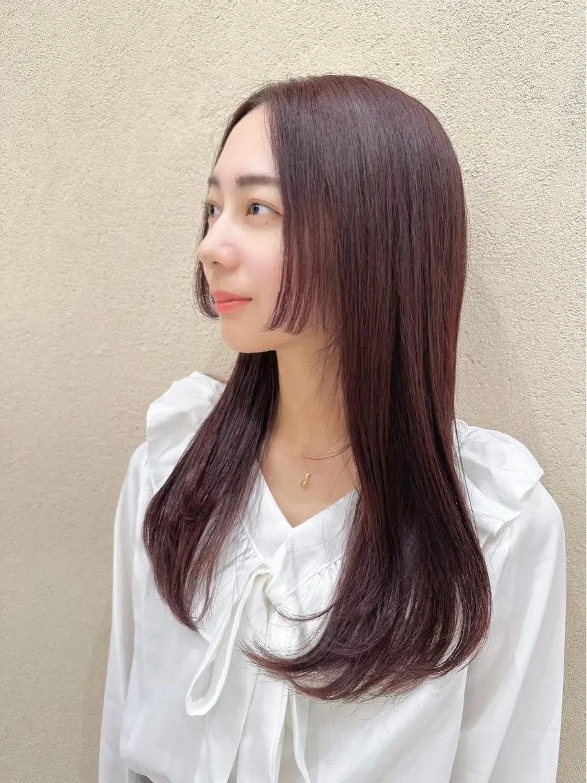 ロング カラー ベージュカラー グラデーションカラー グレージュ インナーカラー くびれヘア カット ヘアカラー トリートメント 韓国レイヤーカット 🧸ベージュカラーのヘアスタイル