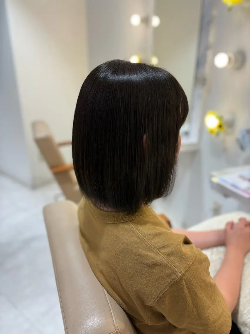 ミディアム カラー ヘアカラー 新庄 雪乃のヘアスタイル