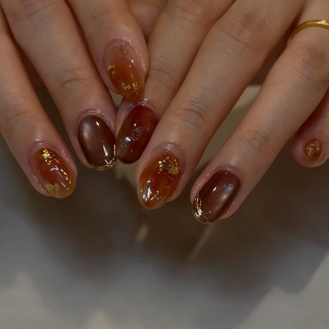 ネイル ニュアンスネイル ショートネイル ハンドネイル nail salon linoのネイルデザイン