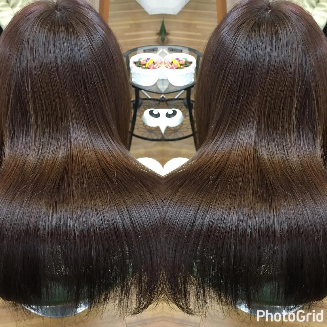 セミロング カラー パーマ ヘアアレンジ メンズ キッズ ネイル マツエク・マツパ イルミナカラー SHIORI💜口コ ミNo.1艶カラーのヘアスタイル