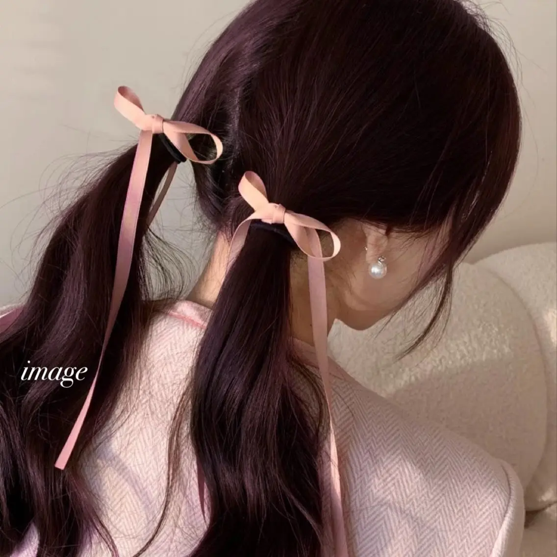 ロング カラー ガーリー♡女の子っぽ ヘア♡ピンクカラー♡のヘアスタイル