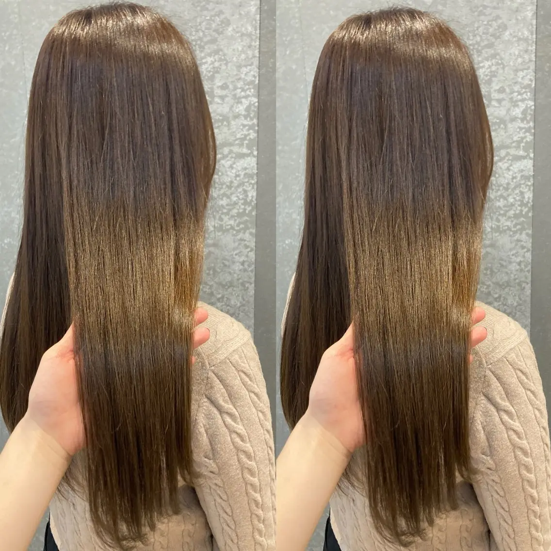 ロング カラー み うのヘアスタイル