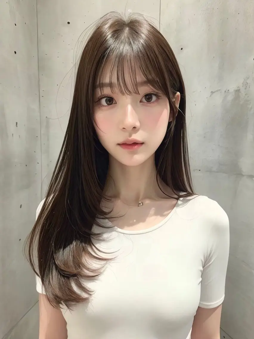 ロング カラー ブリーチ ダブルカラー インナーカラー ブリーチなしカラー 髪質改善 💗髪質改善💗艶髪 韓国ヘア💗こころのヘアスタイル