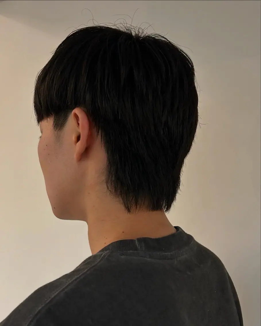 メンズ マッシュウルフ マッシュ メンズウルフカット ウルフカット 松井 詩織のヘアスタイル