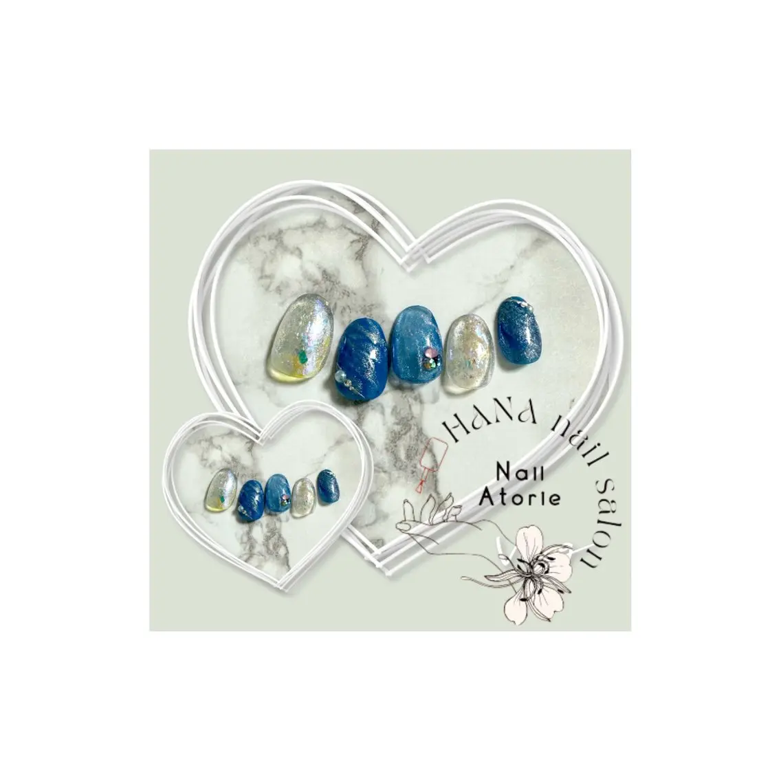 ネイル 夏ネイル HaNA 　nail salonのネイルデザイン