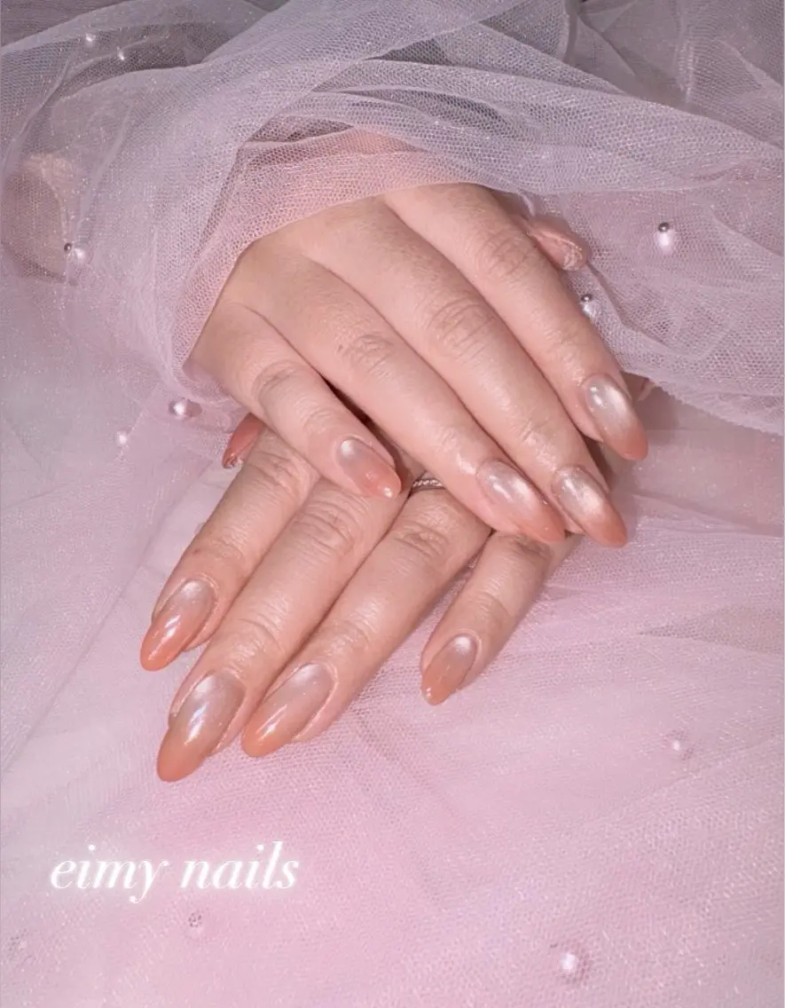 ネイル グラデーション マグネットネイル マグネットワンカラー 持ち込み ワンカラーネイル ハンドネイル eimy nails♡のネイルデザイン