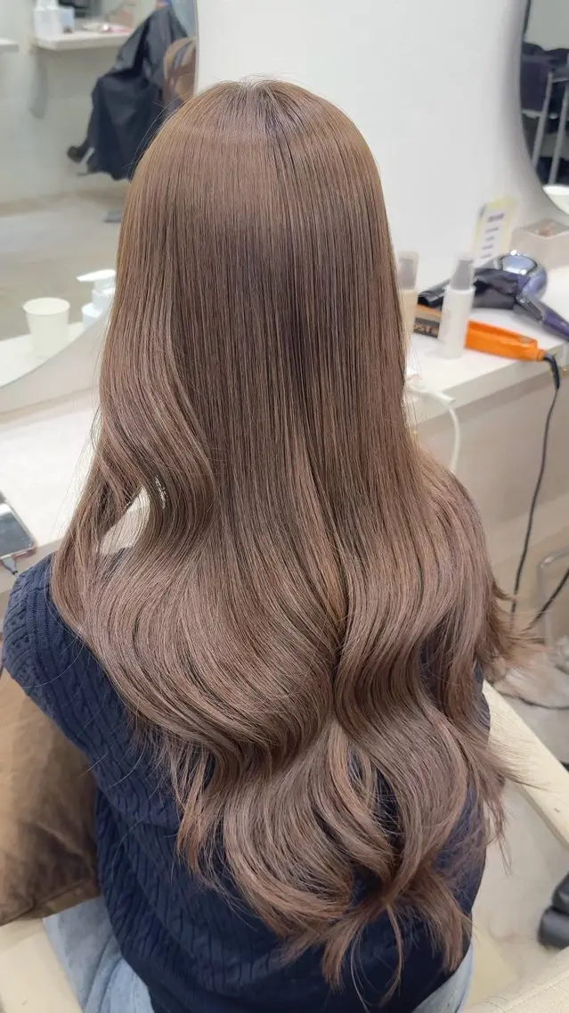 ロング カット ヘアカラー トリートメント 髪質改善×縮毛矯正 Core 片山健太のヘアスタイル