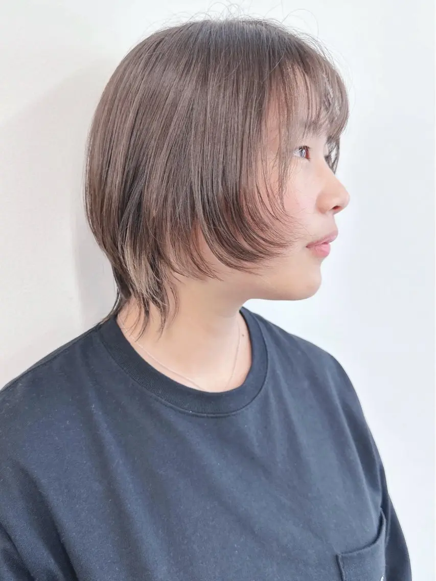 ショート カット ボブ/ゆるふわ ボブパーマ/とういのヘアスタイル