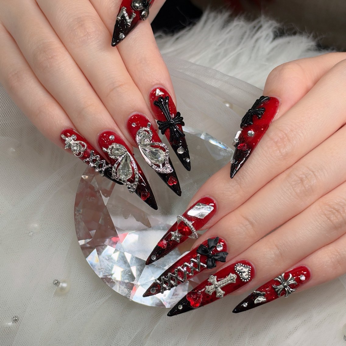 ネイル フットネイル フレンチネイル グラデーション 韓国ネイル ロングネイル ハンドネイル Hani Nail Salonのネイルデザイン