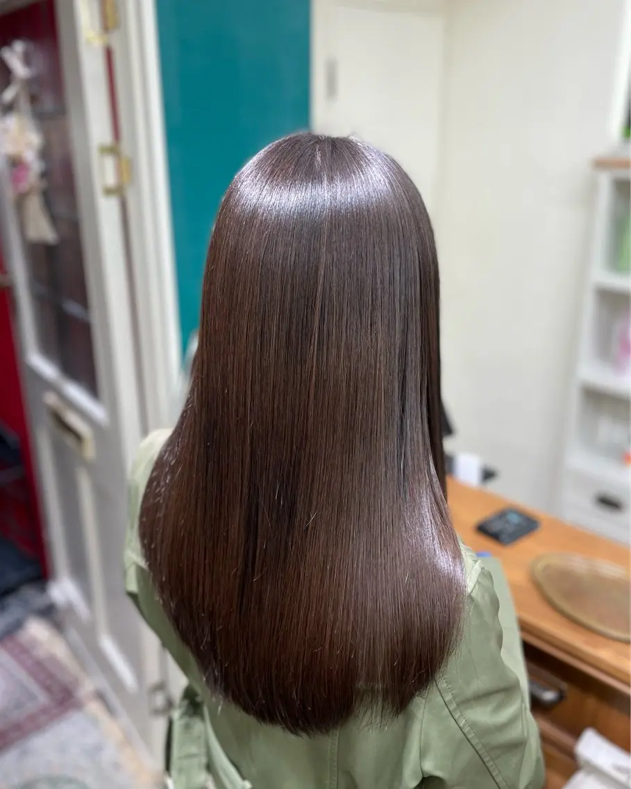 セミロング カラー トリートメント 🌟艶髪🌟 きぃのヘアスタイル