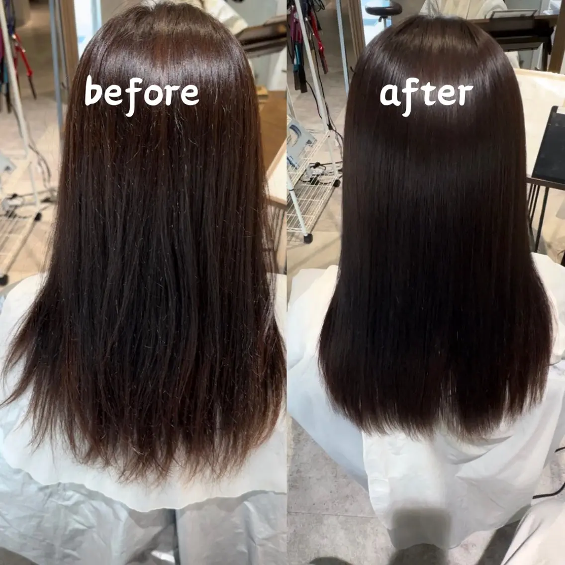 ロング 縮毛矯正専門店 unlabel近藤のヘアスタイル