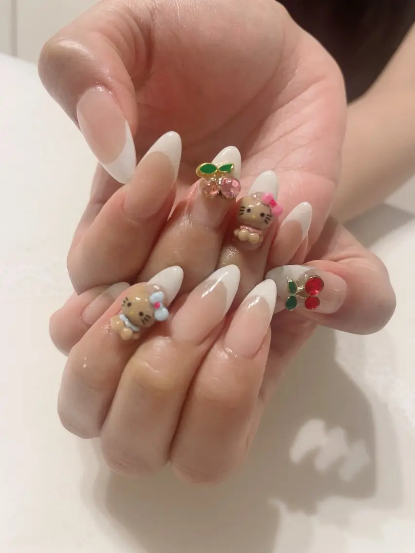 ネイル フレンチネイル ハンドネイル * haruのネイルデザイン
