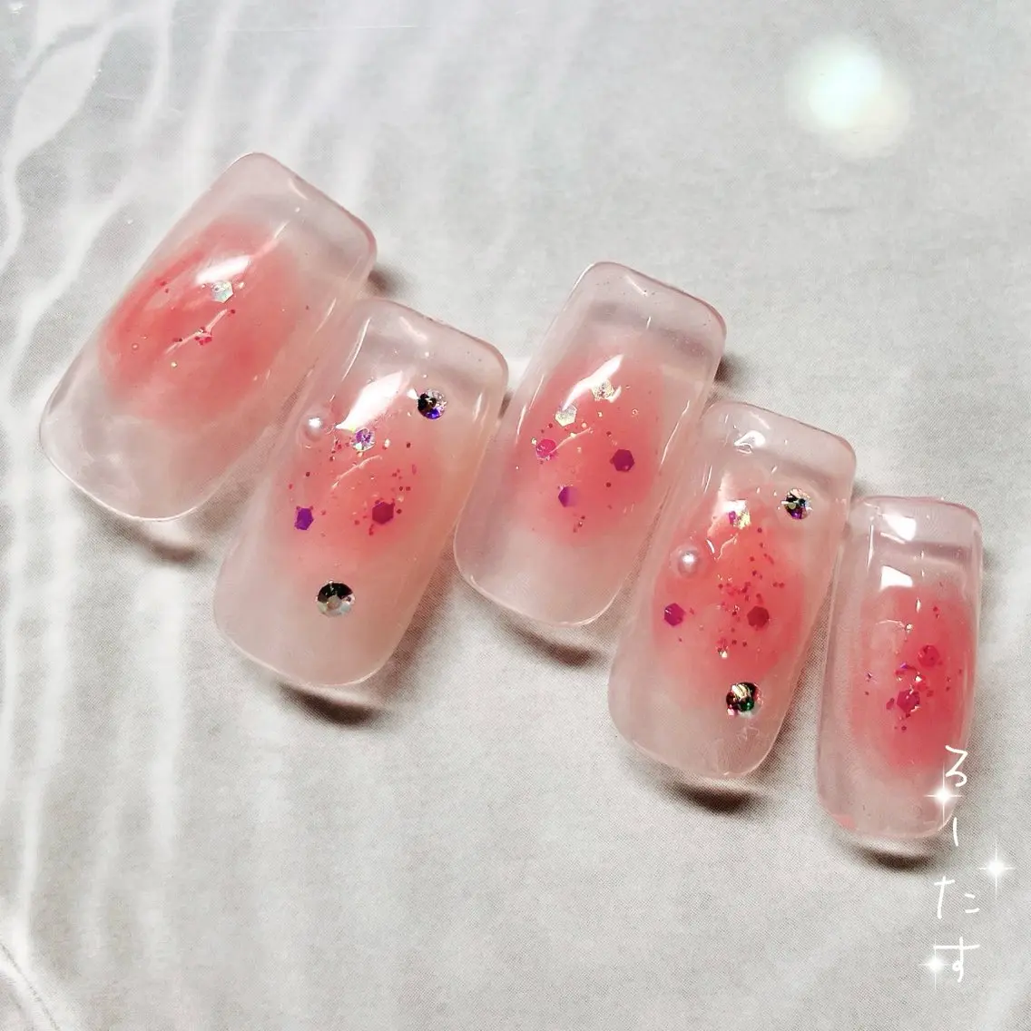 ネイル ハンドネイル マオジェル導入サロン ♡ろーたすのネイルデザイン