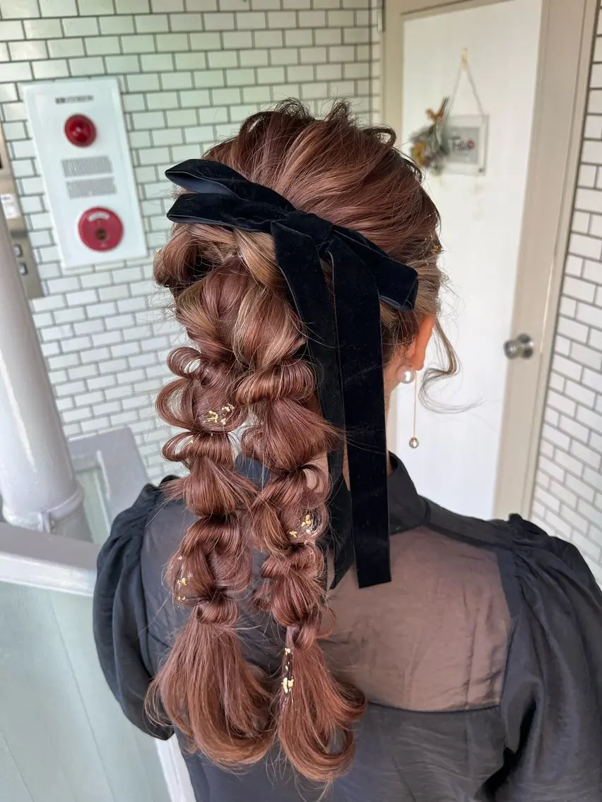 ヘアアレンジ 成人式 ポニーテール 結婚式・ブライダル 卒業式のヘアスタイル ヘアセット 参列・イベントヘア♡ ゆいなのヘアスタイル