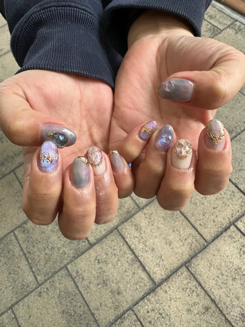 ネイル ハンドネイル nailsalon ∞ ﾐｶﾅﾙ ∞のネイルデザイン