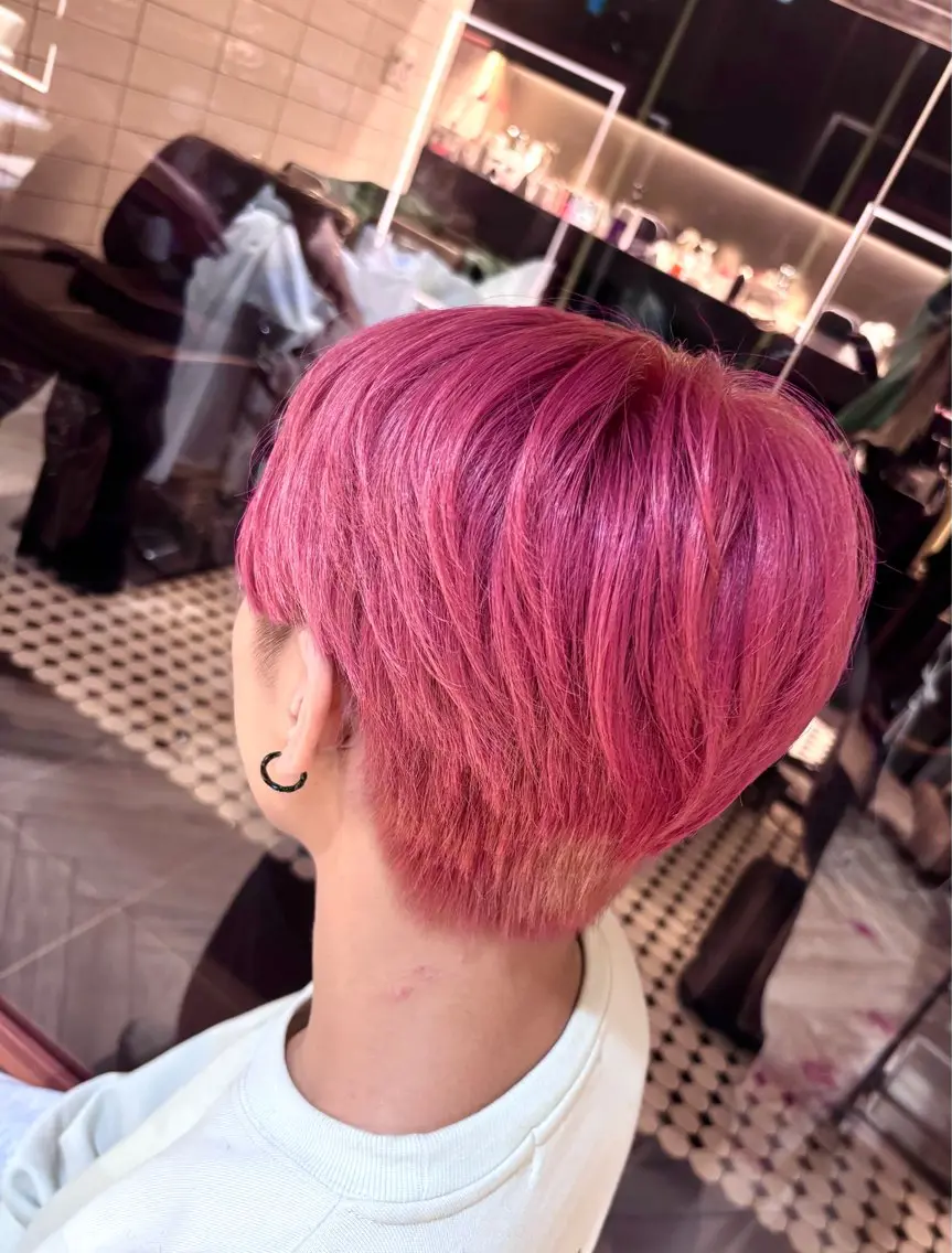 カラー メンズ ヘアカラー トリートメント 山中 あるのヘアスタイル
