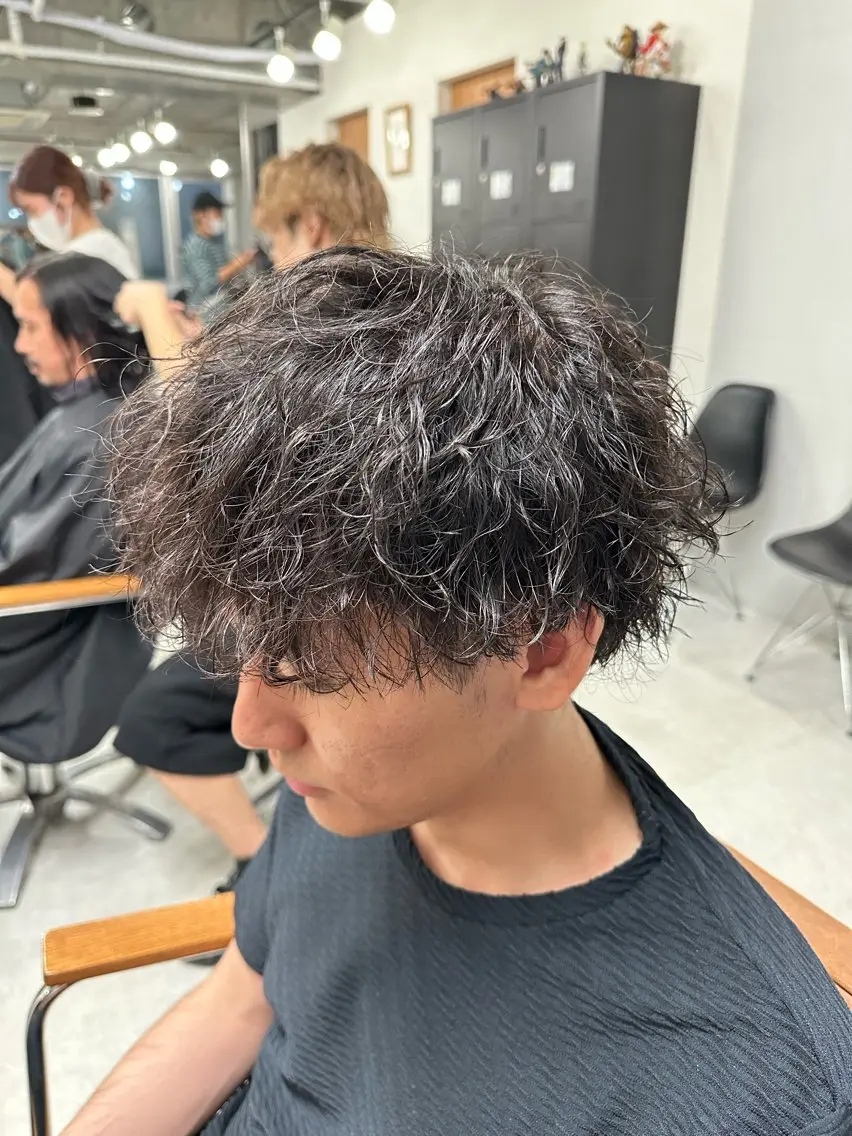 ショート 🔥フェザーパーマ 特化🔥勇斗のヘアスタイル