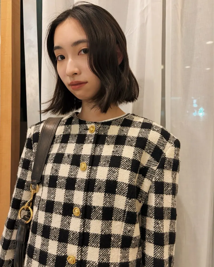 ミディアム カット トリートメント オカモト ハルカのヘアスタイル