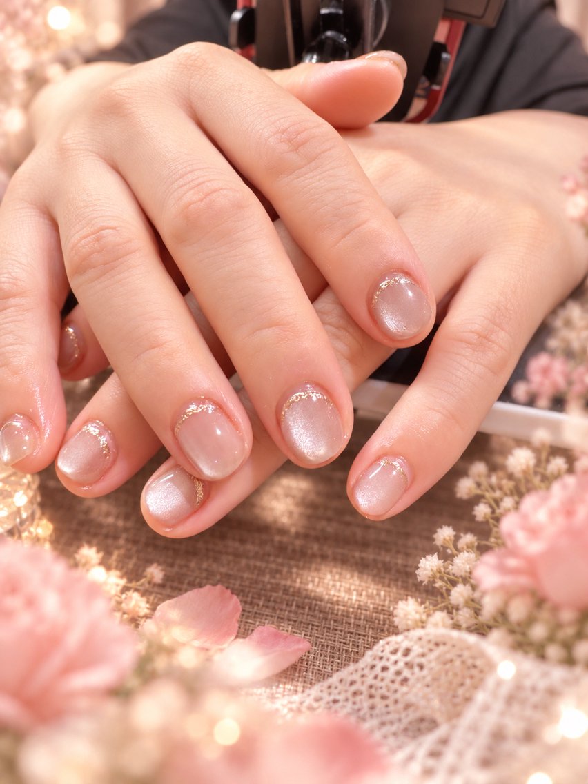ネイル マグネットネイル シンプルネイル ハンドネイル Moko NailStudioのネイルデザイン
