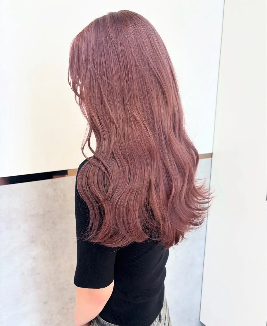 ミディアム カラー ブリーチ ボブ 韓国風ヘア レイヤーカット トリートメント ヘアカラー rina🩶 ワンホン/レイヤーのヘアスタイル