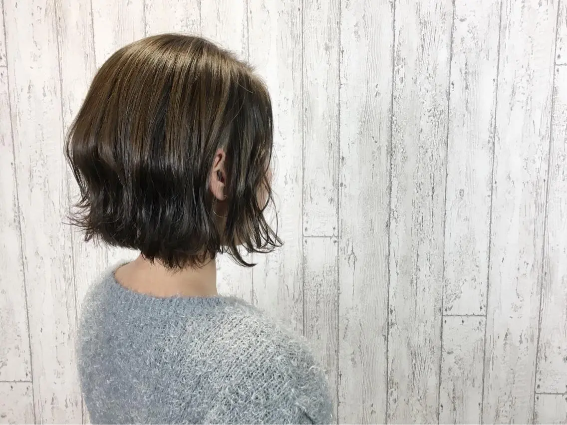 ミディアム カラー カット ヘアカラー カット/メンズカット 藤田麻衣のヘアスタイル