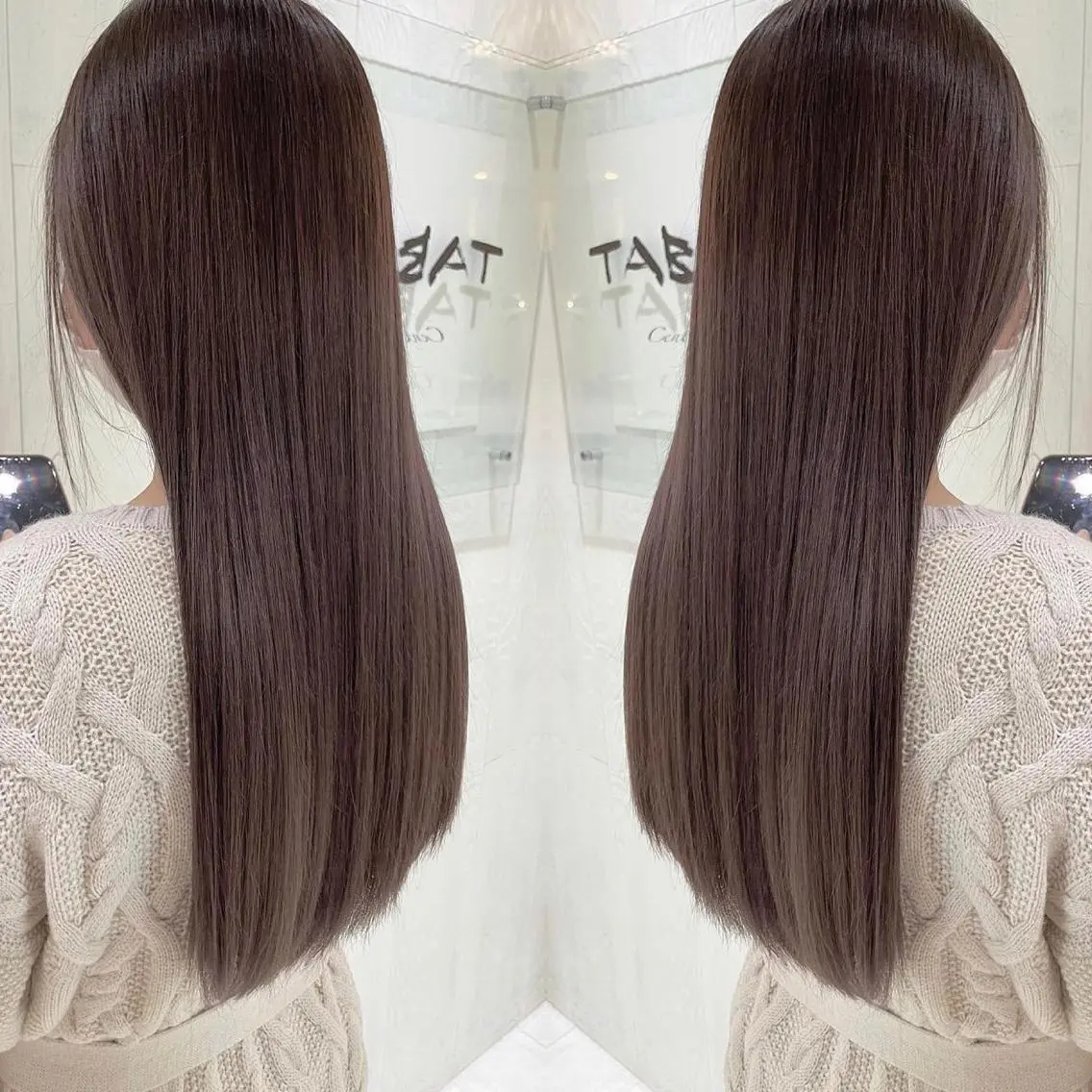 ロング カラー アッシュ 透明感カラー 外国人風カラー レイヤーカット トリートメント カット ヘアカラー トリートメント 河合秀明/ショート /ボブ/レイヤーのヘアスタイル
