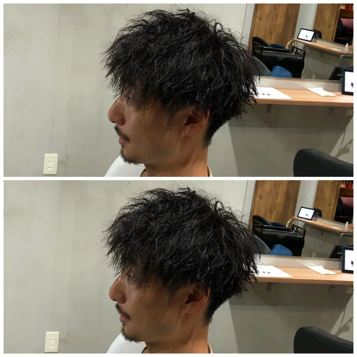 ミディアム カット パーマ 榎本 圭のヘアスタイル
