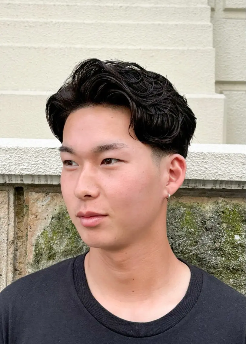 HAIR CUT + PERM + EYE BLOWの写真