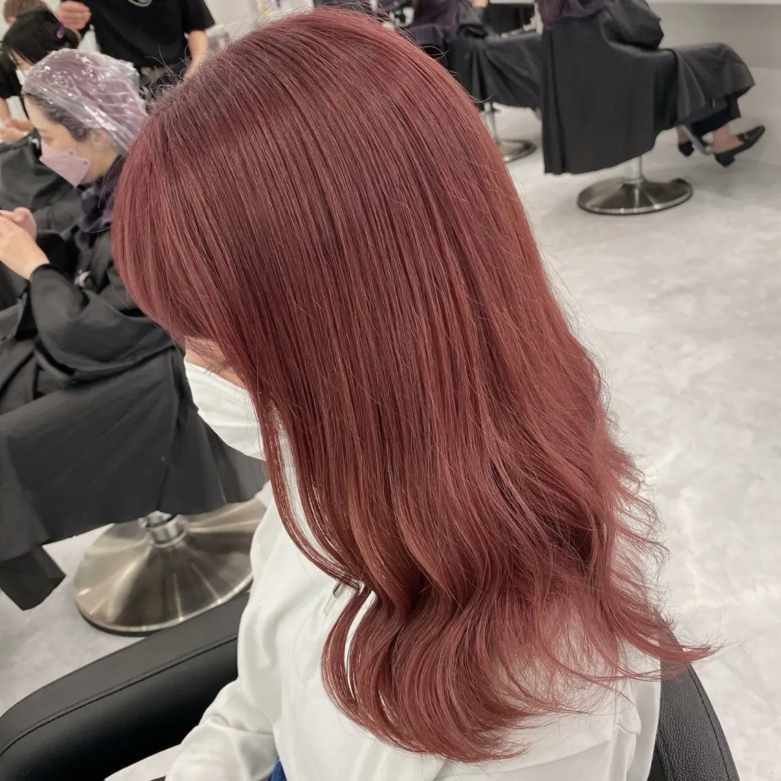 セミロング カラー ヘアカラー 大人っぽ♡上品な暖色 TAKAKIのヘアスタイル
