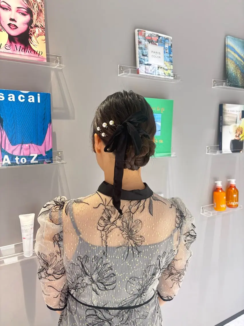ヘアアレンジ ヘアセット 誰もが憧れる艶髪✨ /アレンジヘア🎀のヘアスタイル