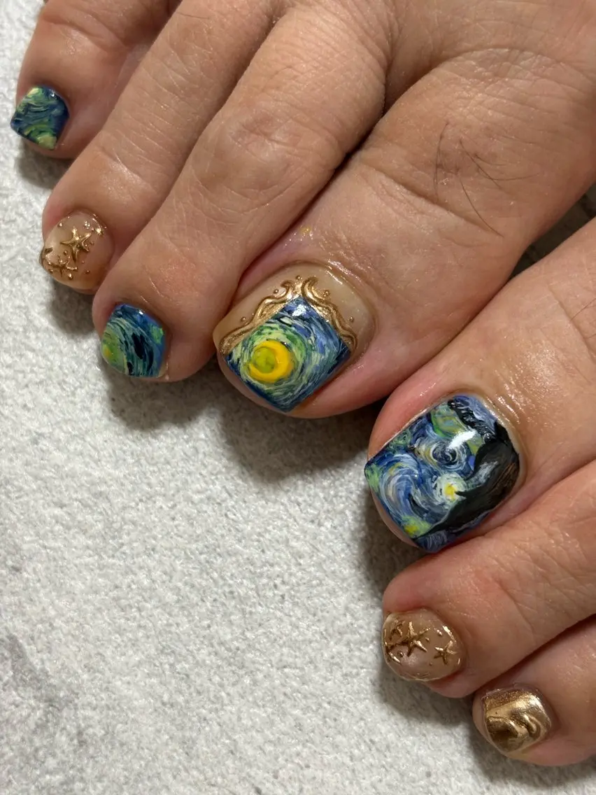 ネイル フットネイル FIORITURA Maikoのネイルデザイン
