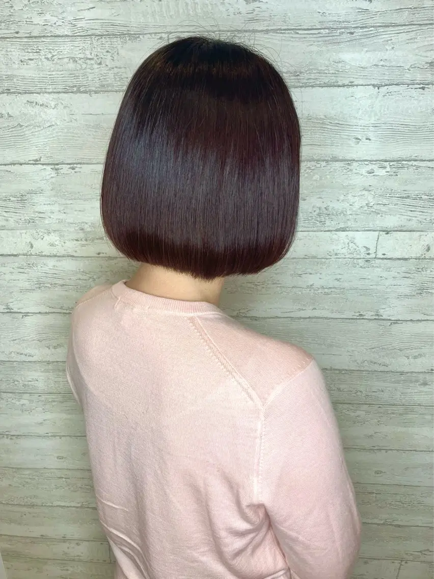 カラー ブラウンカラー ピンクカラー 小池 穂果/ 府中のヘアスタイル