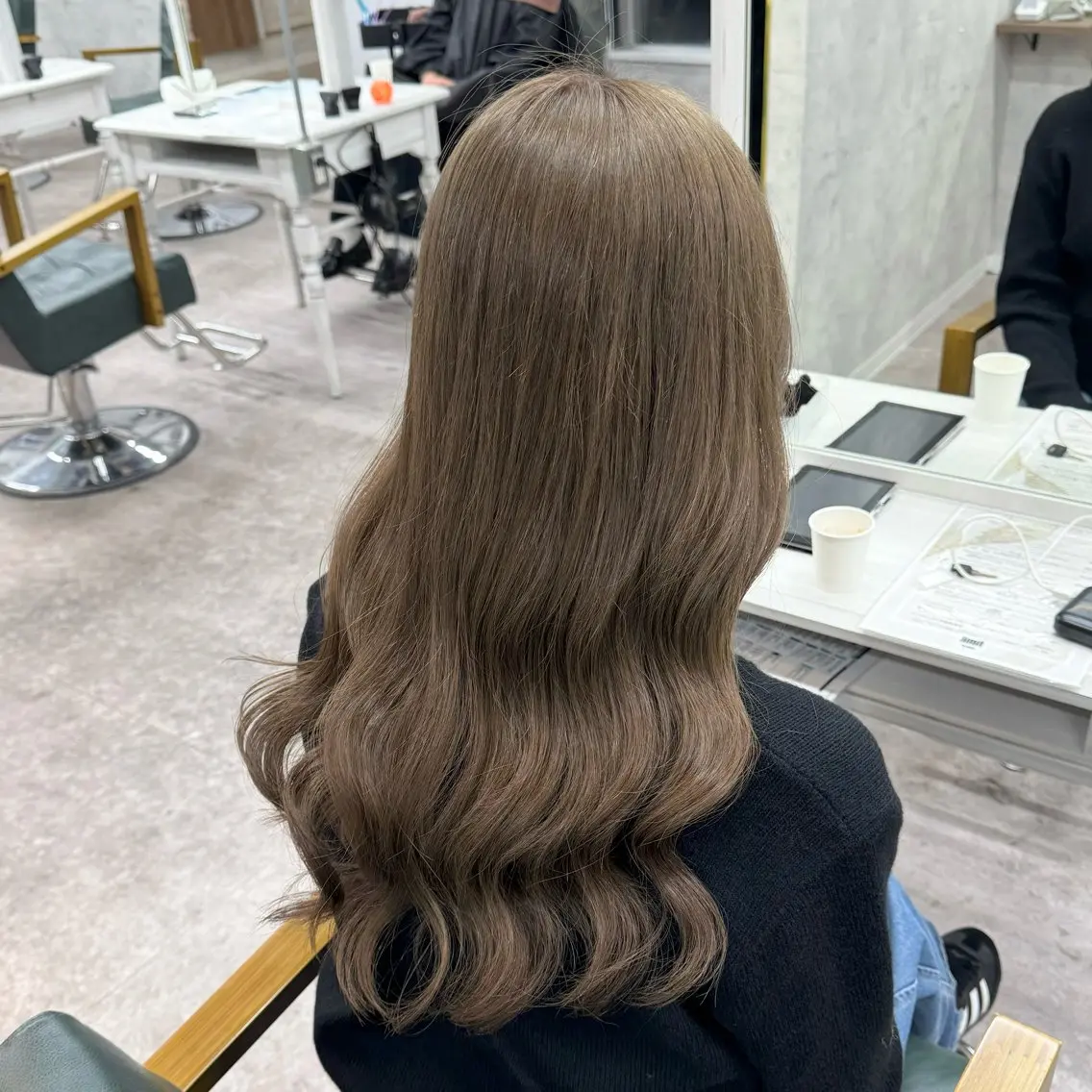 ロング カラー JUNSHIN🦋 ヘアセット／カラーのヘアスタイル