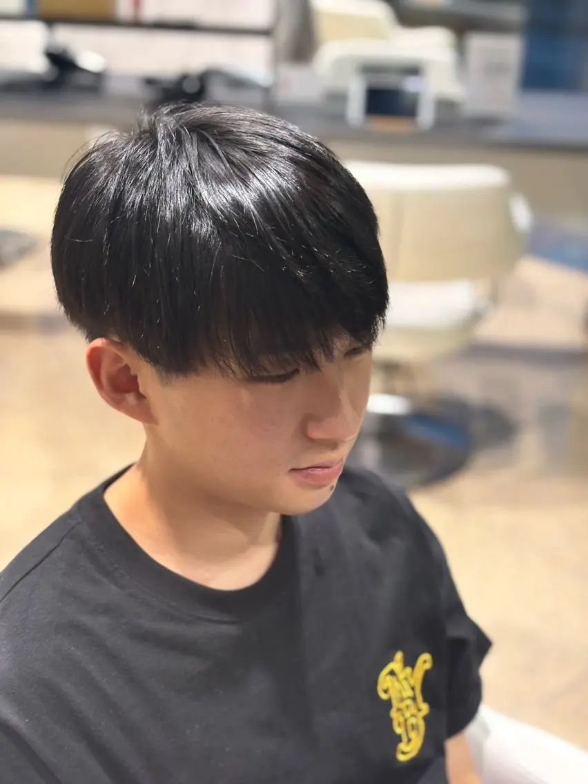 メンズ マッシュ 平野 龍彌のヘアスタイル