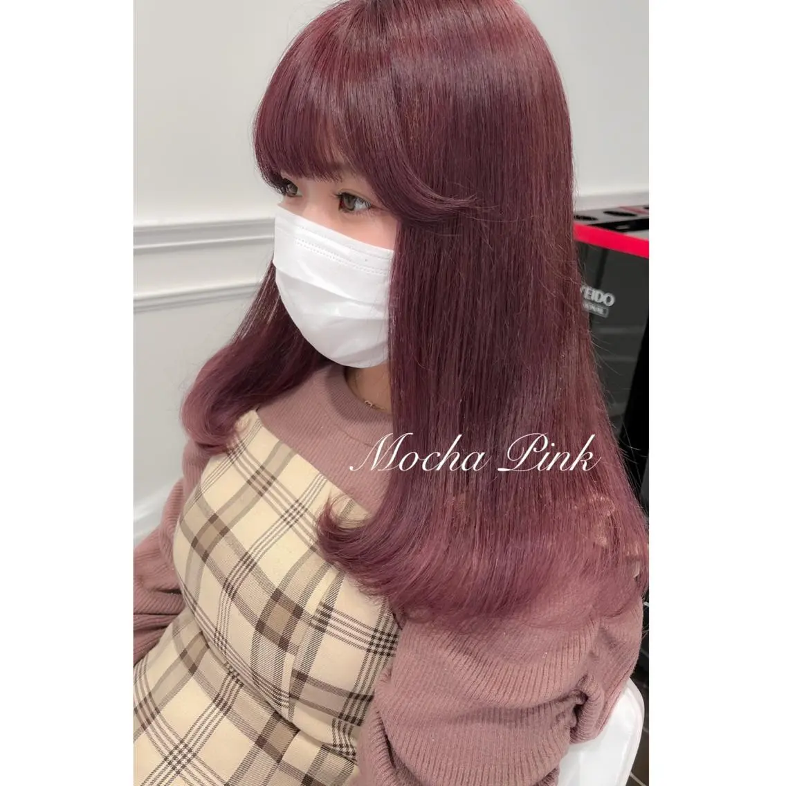 セミロング カラー ブリーチ カット ヘアカラー miyu /トレンド カラー×艶髪のヘアスタイル