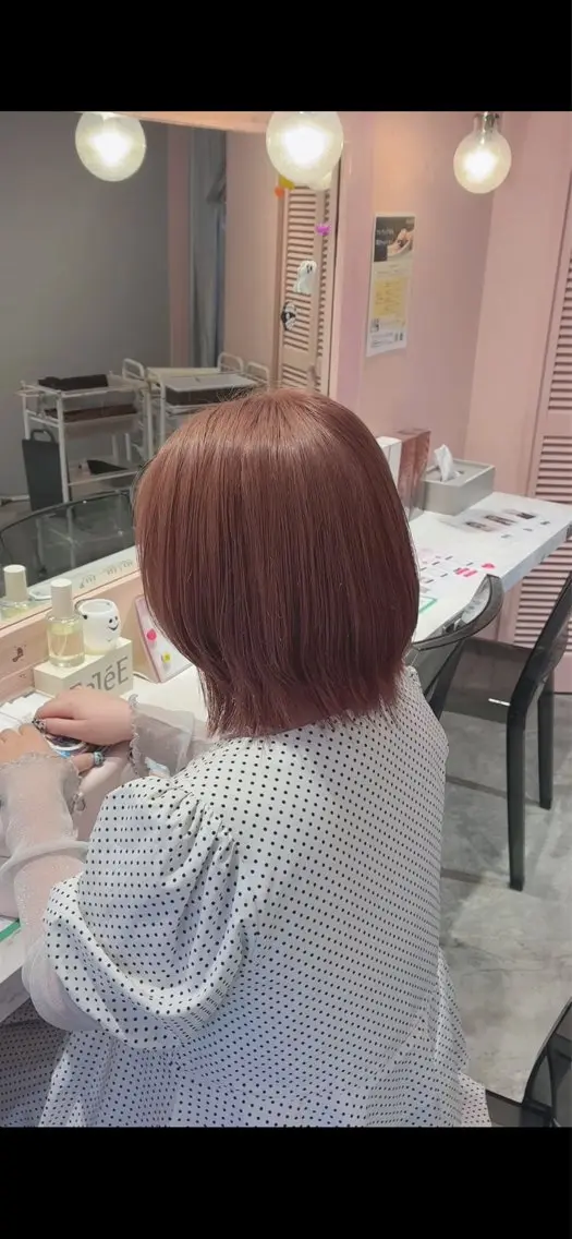 【🍓限定5名様🍓】ぱつっとボブカット♥️⟡.·の写真