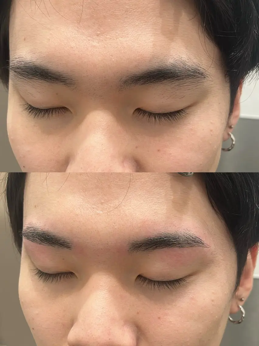 アイブロウ 透明感カラー🤎 ゆりのヘアスタイル