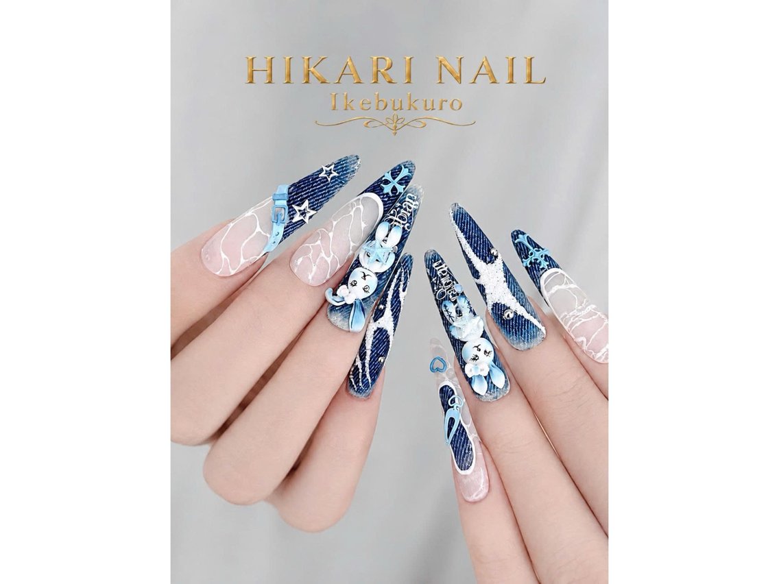 ネイル ハロウィン 持ち込み 冬ネイル クリスマス ハンドネイル HikariNail Ikebukuroのネイルデザイン