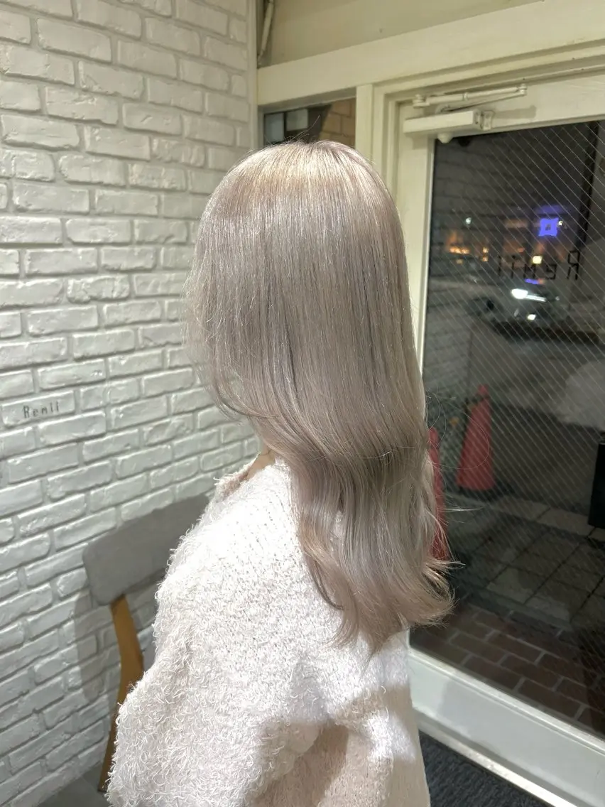 ロング ヘアカラー ︎☀️はるき︎︎☁️ ショートモデル募集のヘアスタイル