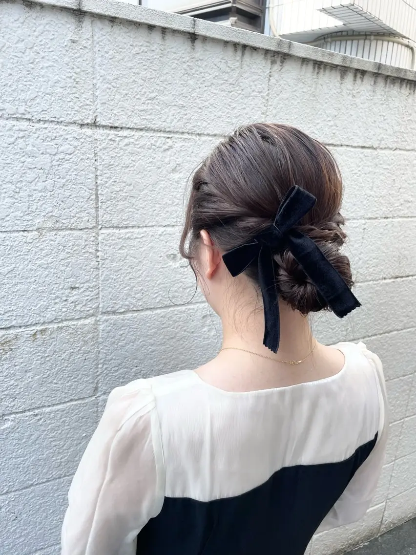 セミロング ヘアアレンジ ヘアセット コトミ【メンズ】 【曲がる縮毛矯正】のヘアスタイル