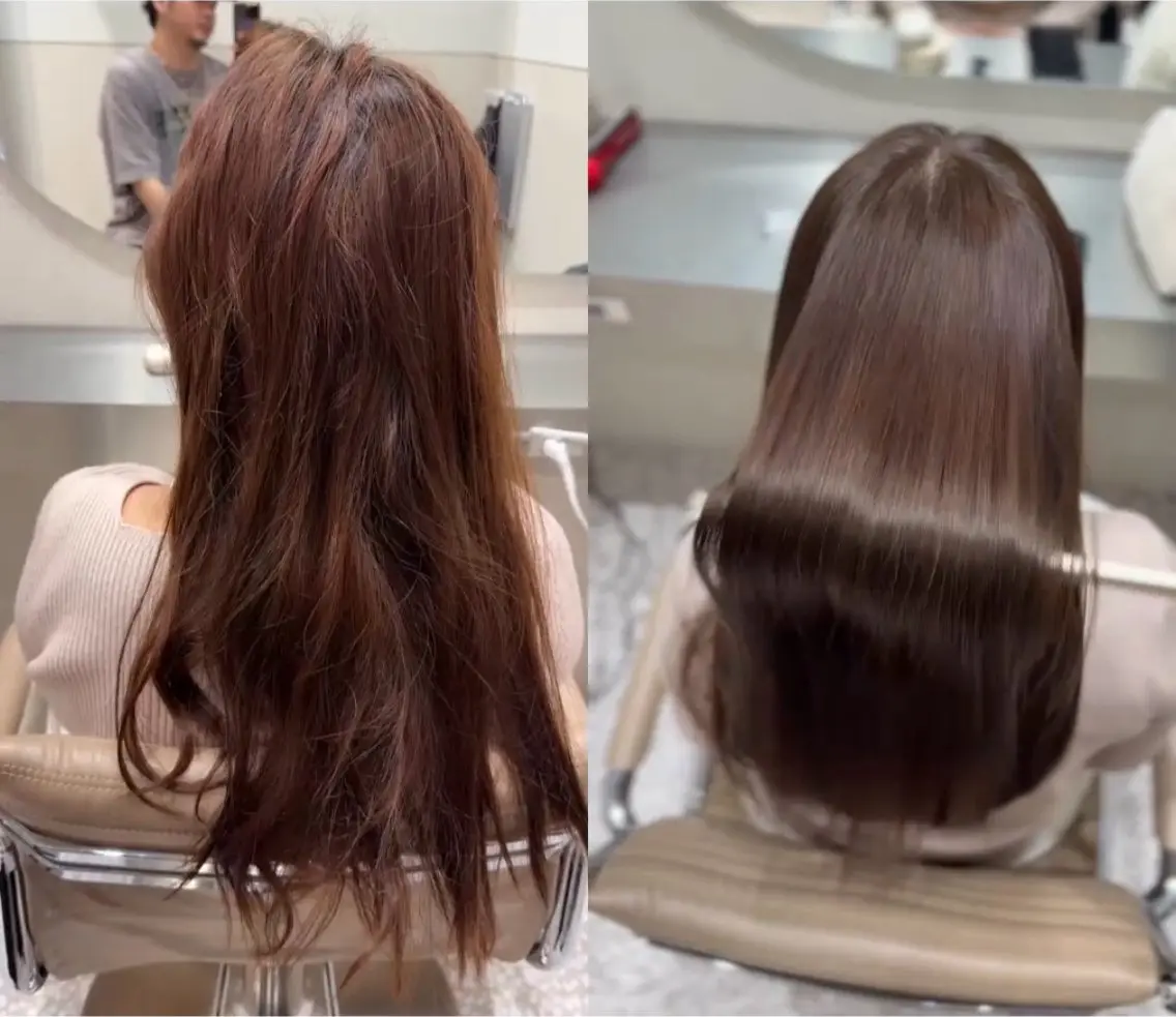 ロング カット ヘアカラー トリートメント 髪質改善/美髪矯正/ 池袋/美髪を作り人のヘアスタイル