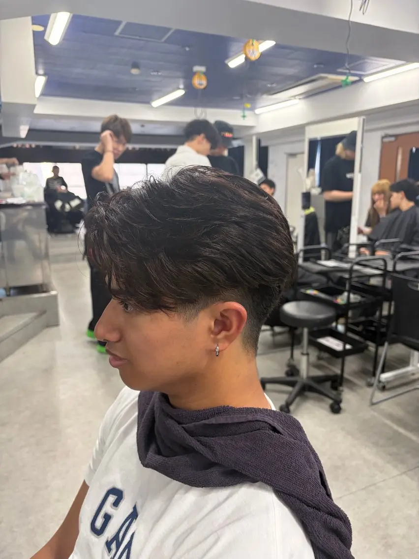 カラー パーマ メンズ カット ヘアカラー パーマ 【横浜1似合わせ 職人】昇陽のヘアスタイル