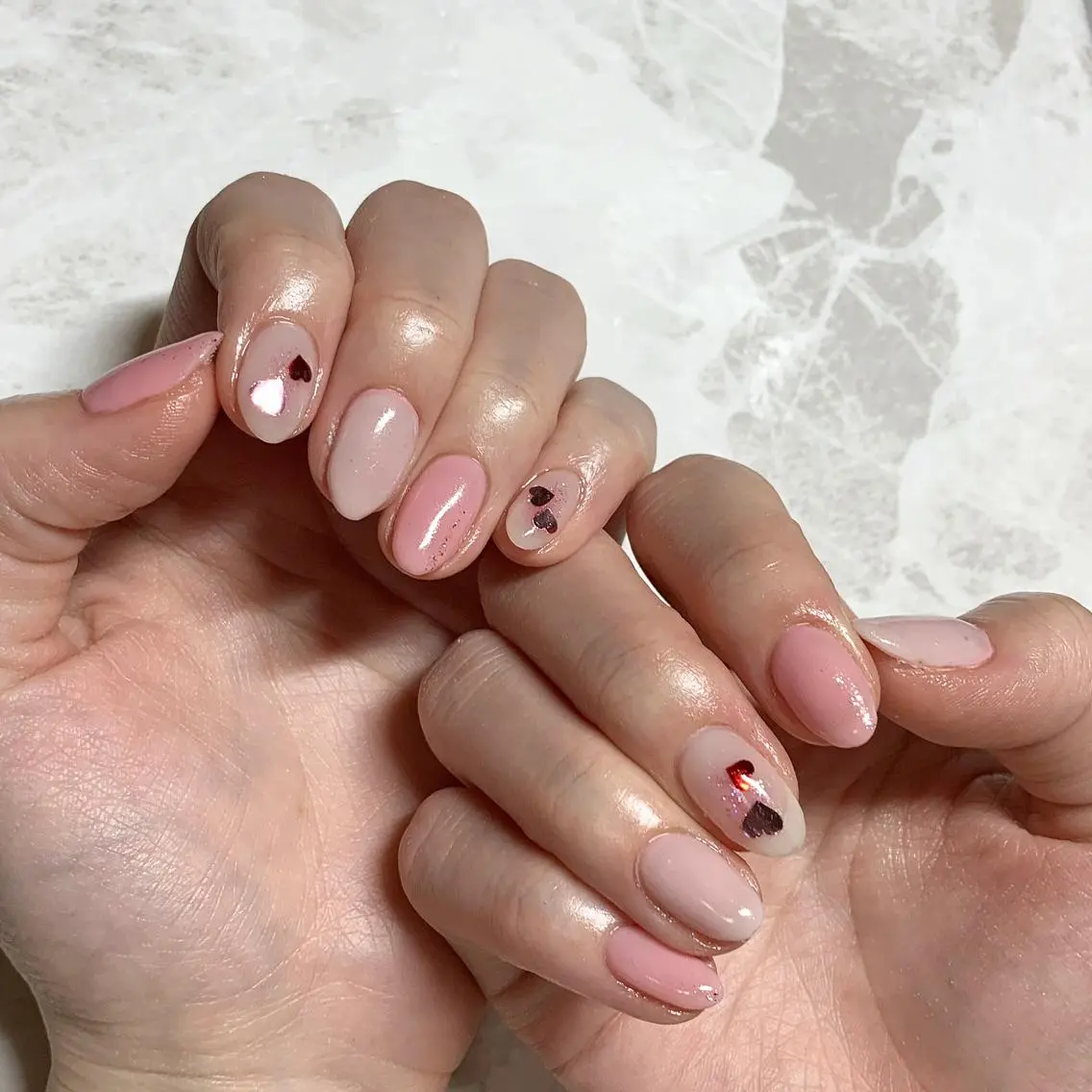 ネイル ガーリー ハンドネイル ハンドケア lylynail YUUKAのネイルデザイン