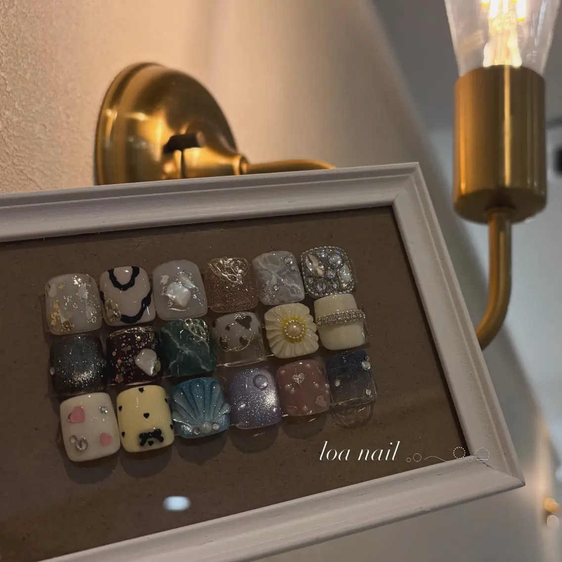 ネイル アートネイル ワンカラーネイル loa nailのネイルデザイン