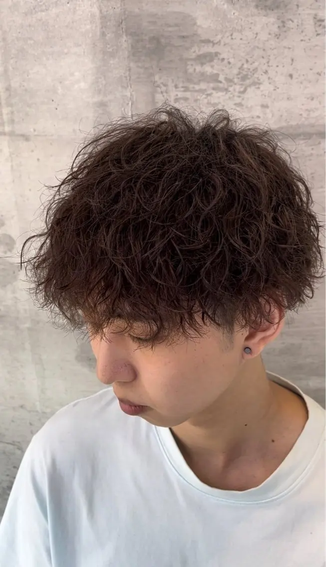 似合わせカット+パーマの写真