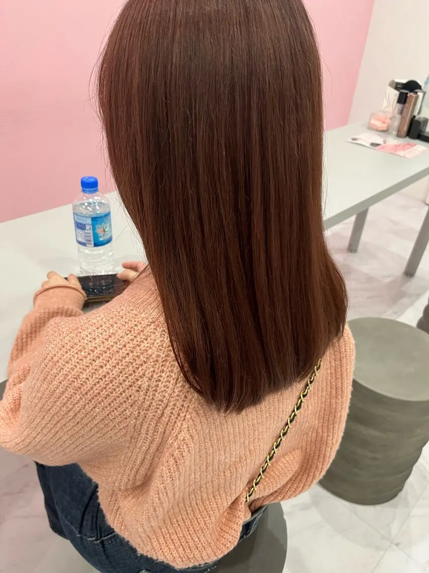 ミディアム カット トリートメント 小谷野 真優のヘアスタイル