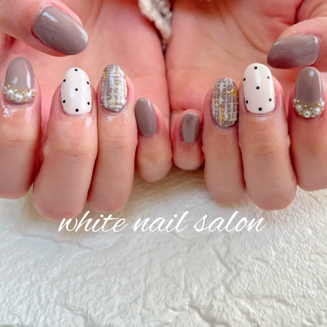 ネイル ハンドネイル white nail salonのネイルデザイン