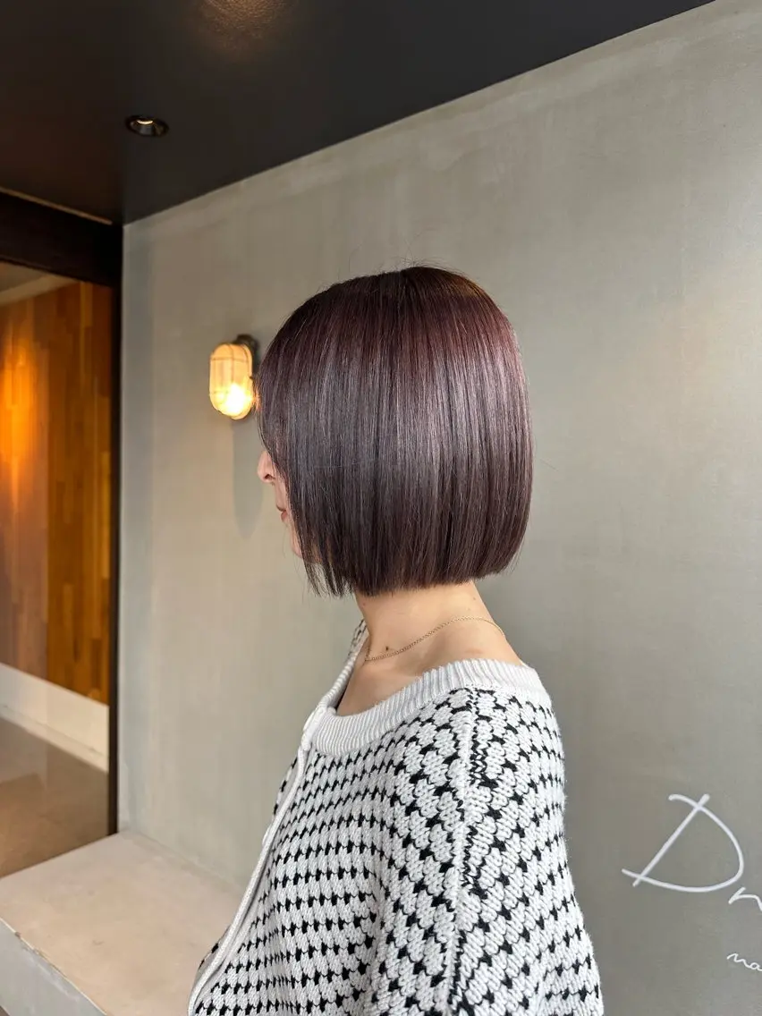 ショート カラー ピンクカラー カット ヘアカラー ピンクカラー/ mana🎀のヘアスタイル