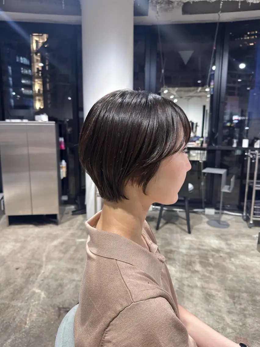 ショート カラー ショートヘア トリートメント レイヤー/髪質改善/ 吉野 妃香のヘアスタイル
