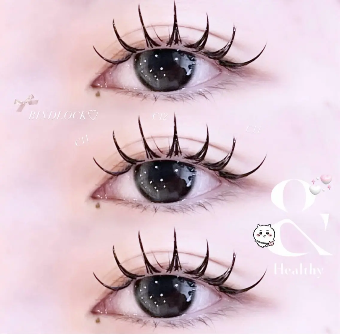 マツエク・マツパ バインドロック 束感まつ毛 マツエク 🎀millie ainee♡田畑🎀のマツエク・マツパデザイン